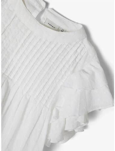Name it KIDS top NKFFARIDE wit Meisjes Katoen Ronde hals Effen 146 152