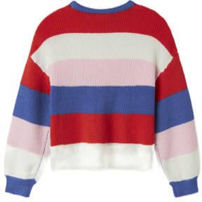 NAME IT KIDS trui rood gebreid Meisjes Acryl Ronde hals Streep - Foto 3