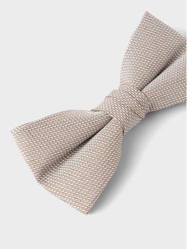 Name it KIDS vlinderstrik NKMFRODE beige Vlinderdas Jongens Polyester Effen S M
