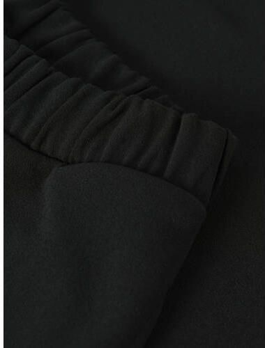 NAME IT KIDS wide leg casual broek zwart Meisjes Polyester Effen - Foto 4