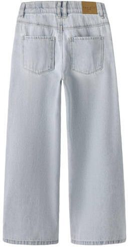 NAME IT KIDS wide leg jeans light blue denim Blauw - Foto 5