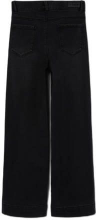 Name it KIDS wide leg jeans NKFROSE black denim Zwart Meisjes Stretchdenim 140 - Foto 3
