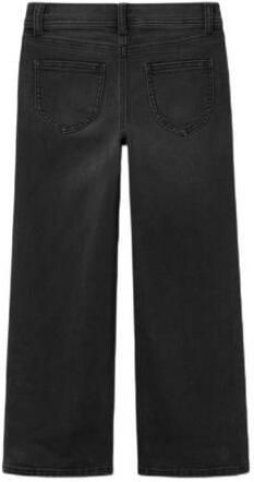 Name it KIDS wide leg jeans NKFROSE black denim Zwart Meisjes Stretchdenim 128 - Foto 3