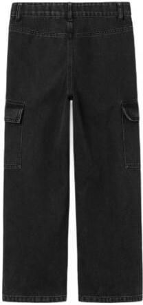 Name it KIDS wide leg jeans NKFROSE black Zwart Meisjes Denim Effen 170 - Foto 6