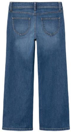 Name it KIDS wide leg jeans NKFROSE dark blue denim Blauw Meisjes Stretchdenim 128 - Foto 2