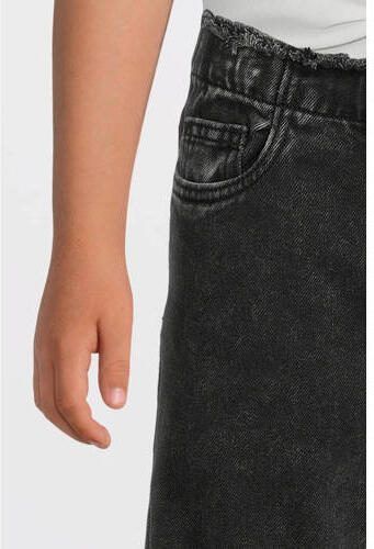 Name it KIDS wide leg jeans NKFROSE dark grey denim Grijs Effen 116 - Foto 2