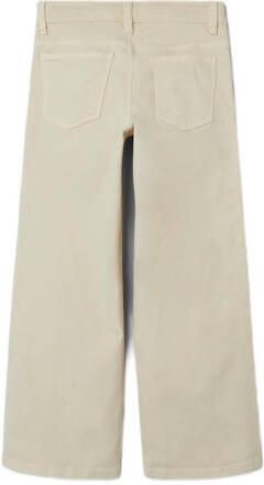 Name it KIDS loose fit jeans NKFROSE ecru Meisjes Stretchkatoen Effen 104 - Foto 2
