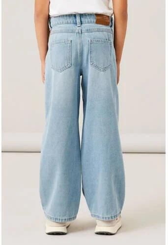 Name It 5-pocket jeans NKFROSE voor meisjes met destroyed-effect en hoge tailleband - Foto 3