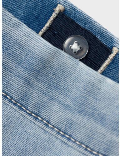 Name it KIDS wide leg jeans NKFROSE light blue denim Blauw Meisjes Stretchdenim 128