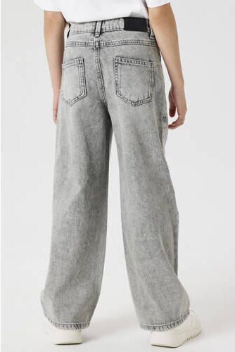 Name It 5-pocket jeans NKFROSE voor meisjes met destroyed-effect en hoge tailleband - Foto 4