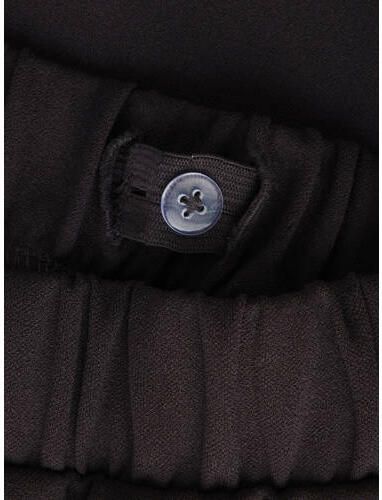 NAME IT KIDS wide leg regular casual broek donkerbruin Meisjes Polyester - Foto 3