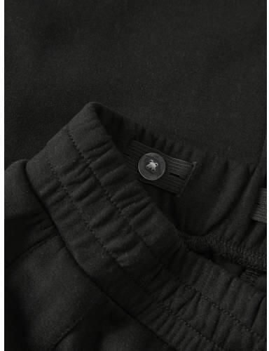 NAME IT KIDS wide leg sweatpants met studs zwart Broek Effen - Foto 3