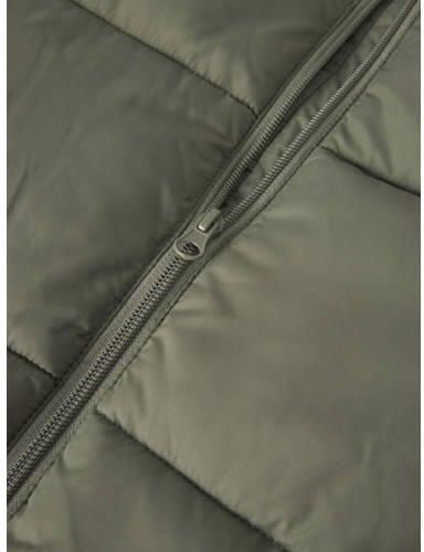 NAME IT KIDS winterjas olijfgroen Jongens Polyester Opstaande kraag Effen - Foto 3