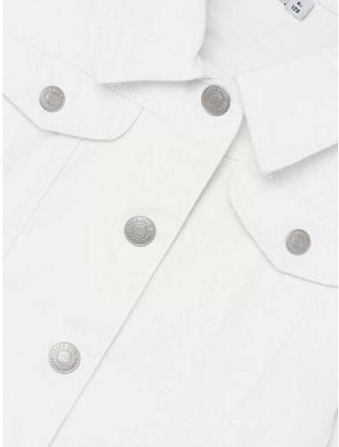 Name it KIDS zomerjas NKFREJA wit Meisjes Stretchkatoen Klassieke kraag 104 - Foto 2