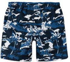 Name it KIDS zwemshort NKMZABA met all over print donkerblauw wit Jongens Polyester 128