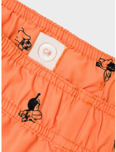 Name it KIDS zwemshort NKMZADDI met all over print oranje Jongens Gerecycled polyester 110 - Foto 2
