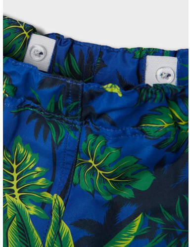 Name it KIDS zwemshort NKMZORRO blauw groen Jongens Polyester All over print 122 - Foto 2