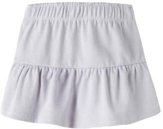 NAME IT MINI A-lijn rok met glitter lila Paars Meisjes Sweat Effen