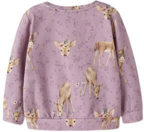NAME IT MINI Bambi sweater roze All over print - Foto 3