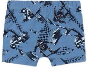 Name it MINI boxershort NMMTIGHTS SNOWBOARD set van 3 blauw Jongens Stretchkatoen 104 - Foto 4