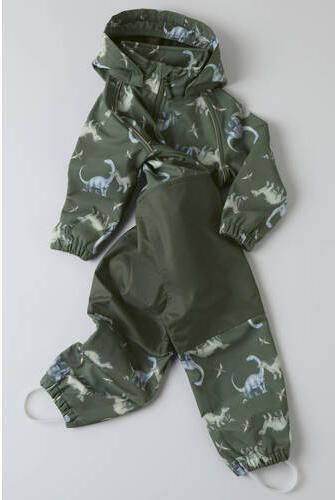 NAME IT MINI buitenspeelpak groen Jas Jongens Polyester Capuchon All over print - Foto 2