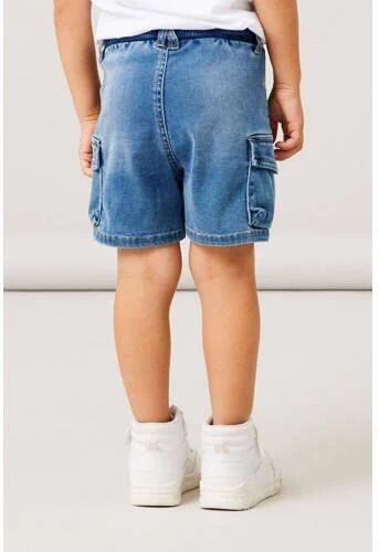 Name It Cargoshort Coole jeansshorts NMMBEN BAGGY DNM L SHORTS 8610-TO NOOS (Cargozakken baggy fit verstelbare tailleband elastische manchetten) - Foto 5