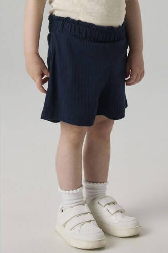 NAME IT MINI casual short donkerblauw Korte broek Meisjes Stretchkatoen - Foto 2