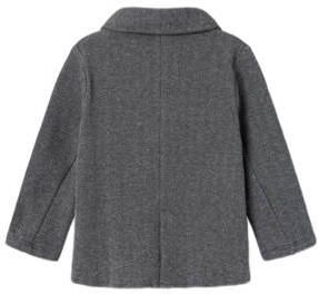 Name it MINI colbert NMMROBINO SWEAT van gerecycled polyester d.blauw melange 104 - Foto 2