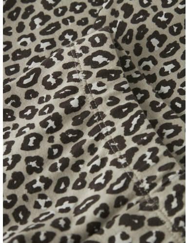 NAME IT MINI flared broek met panterprint lichtgroen Meisjes Katoen Panterprint - Foto 3