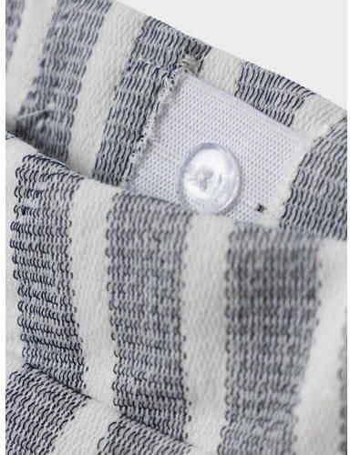 Name it MINI gestreepte casual short NMFFREDERIKKE donkerblauw wit Korte broek Meisjes Katoen 104 - Foto 2