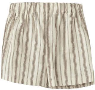 NAME IT MINI gestreepte skort ecru Rok Meisjes Katoen Streep - Foto 3