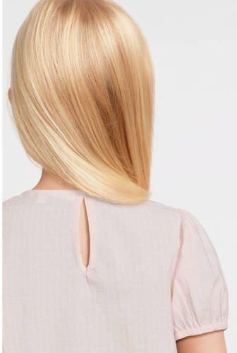 Name it MINI gestreepte top NMFFESINNE roze Blouse Meisjes Katoen Ronde hals 104