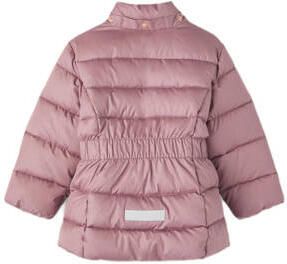 Name it MINI gewatteerde winterjas NMFMERETHE oudroze Meisjes Polyester Capuchon 104 - Foto 3