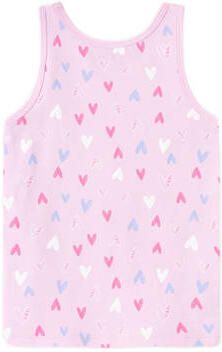 Name it MINI hemd NMFTANK TOP set van 2 roze Meisjes Stretchkatoen Ronde hals 104 - Foto 2