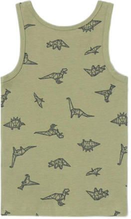 Name it MINI hemd NMMTANK TOP DINO set van 2 groen Boxershort Jongens Stretchkatoen 104 - Foto 3