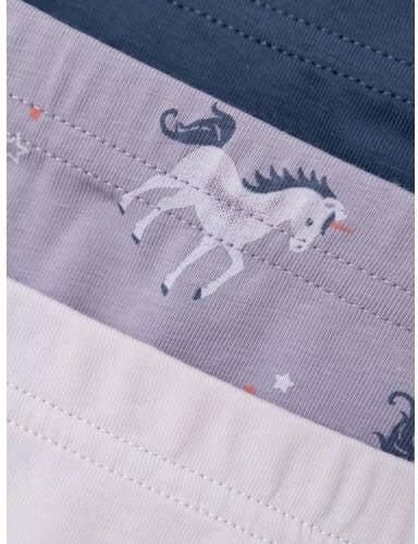 Name it MINI hipster NMFTIGHTS set van 3 paars lila Slip Meisjes Stretchkatoen 104 - Foto 2