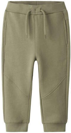 NAME IT MINI joggingbroek groen Jongens Sweat Effen