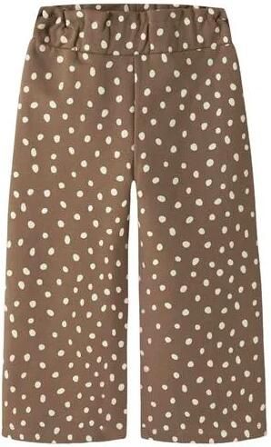 NAME IT MINI joggingbroek met stippen camel Bruin Meisjes Sweat Stip - Foto 1