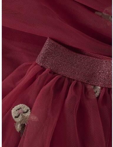 NAME IT MINI tule A-lijn rok met print rood Meisjes Polyamide All over print - Foto 3