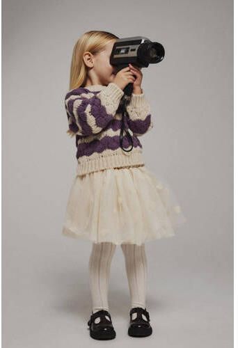 Name it MINI korte rok ecru Meisjes Katoen Hartjes 104 - Foto 3