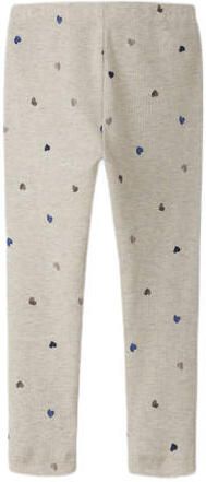 NAME IT MINI legging ecru Meisjes Stretchkatoen Hartjes - Foto 3