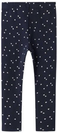 Name it MINI legging met all over print zwart grijs Meisjes Stretchkatoen 110