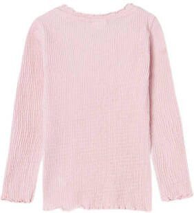 Name it MINI longsleeve NMFDUKKE lichtroze Meisjes Stretchkatoen Ronde hals 104 - Foto 1