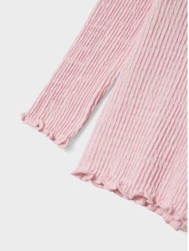 Name it MINI longsleeve NMFDUKKE lichtroze Meisjes Stretchkatoen Ronde hals 104 - Foto 2