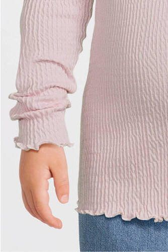 Name it MINI longsleeve NMFDUKKE lichtroze Meisjes Stretchkatoen Ronde hals 104 - Foto 3