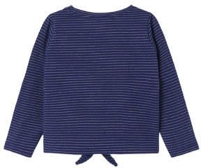 Name it MINI longsleeve NMFLARIANA met all over print donkerblauw Meisjes Stretchkatoen Ronde hals 122 128