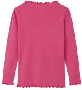 Name it MINI longsleeve NMFLARIANA met all over print fuchsia Roze Meisjes Stretchkatoen Ronde hals 122 128
