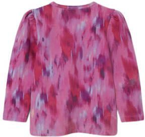 Name it MINI longsleeve NMFLARIANA met all over print fuchsia paars Roze Meisjes Stretchkatoen Ronde hals 122 128 - Foto 3