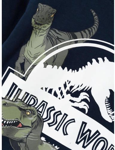 Name it MINI longsleeve NMMNIJAL met katoen donkerblauw wit groen Printopdruk 122 128