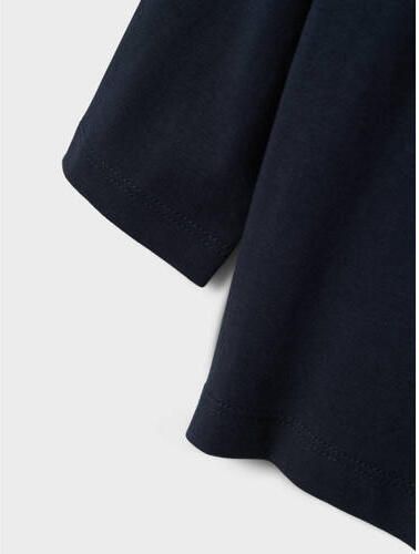 NAME IT MINI longsleeve NMMVOBBO donkerblauw Jongens Katoen Ronde hals - Foto 2